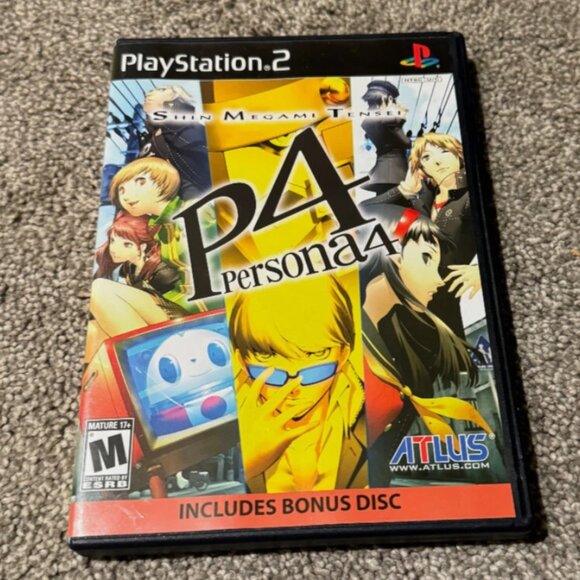 Shin Megami Tensei: Persona 4 PlayStation 2 PS2 complete video game + soundtrack - Picture 1 of 4